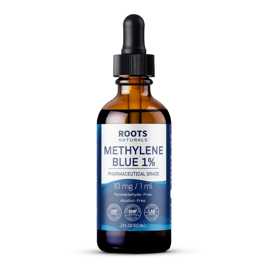 Roots Naturals™ Methylene Blue 1% – USP Grade | 10mg/mL (2 FL OZ)