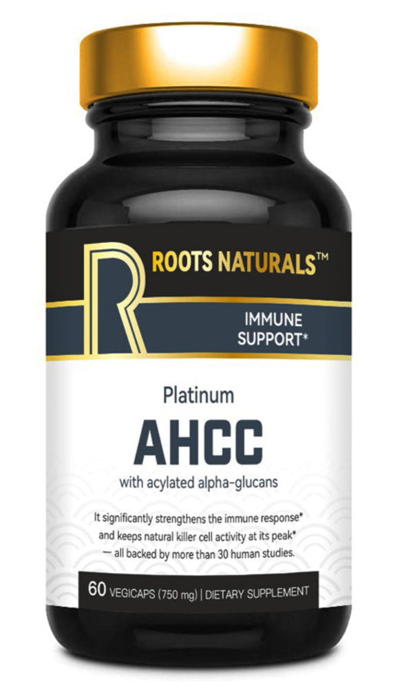 Roots Naturals™ Platinum AHCC – Immune Support | 60 Vegicaps